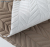 Herringbone 100％綿ポリエスターキルティングファブリック屋外ウォームジャケットコートの色をカスタマイズできます