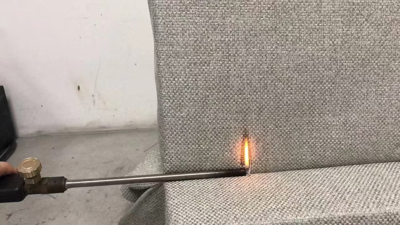 BS 5852 布張りシート素材のベビーベッド 5 燃焼試験